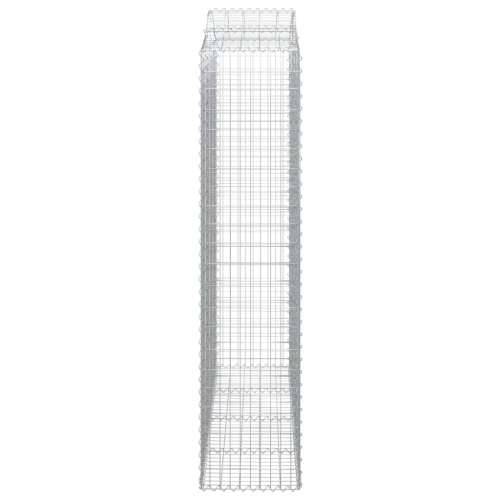 Lučne gabionske košare 3 kom 200x50x220/240cm pocinčano željezo - 200 x 50 x 220/240 cm 3 Cijena