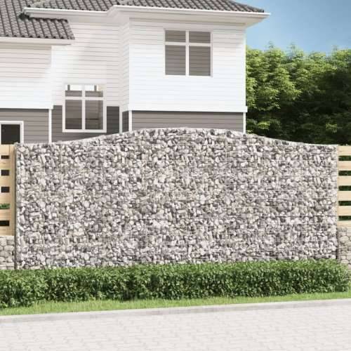 Lučne gabionske košare 2 kom 400x30x180/200cm pocinčano željezo - 400 x 30 x 180/200 cm 2 Cijena