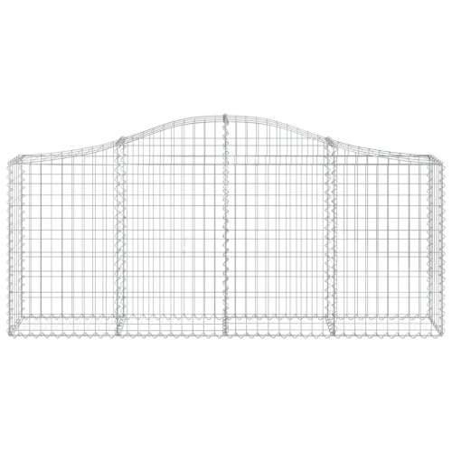 Lučne gabionske košare 3 kom 200x30x80/100 cm pocinčano željezo - 200 x 30 x 80/100 cm 3 Cijena