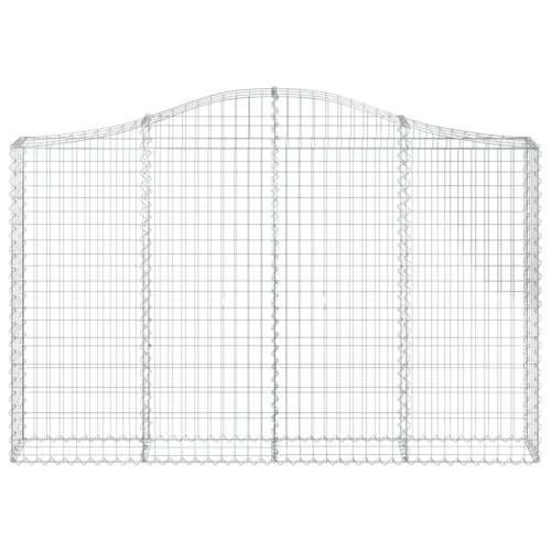 Lučne gabionske košare 6 kom 200x30x120/140cm pocinčano željezo - 200 x 30 x 120/140 cm 6 Cijena