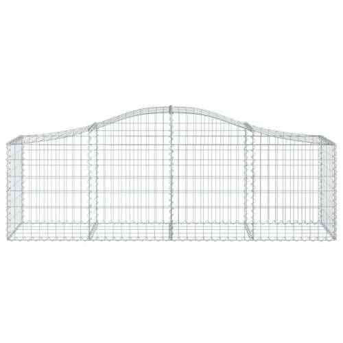 Lučne gabionske košare 15 kom 200x50x60/80 cm pocinčano željezo - 200 x 50 x 60/80 cm 15 Cijena
