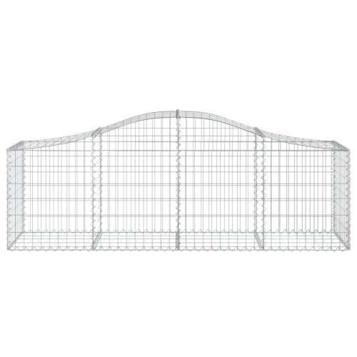 Lučne gabionske košare 18 kom 200x50x60/80 cm pocinčano željezo - 200 x 50 x 60/80 cm 18 Cijena