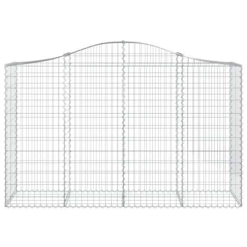 Lučne gabionske košare 14kom 200x50x120/140cm pocinčano željezo - 200 x 50 x 120/140 cm 14 Cijena