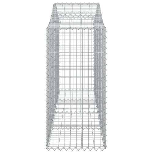 Lučne gabionske košare 14kom 200x50x120/140cm pocinčano željezo - 200 x 50 x 120/140 cm 14 Cijena