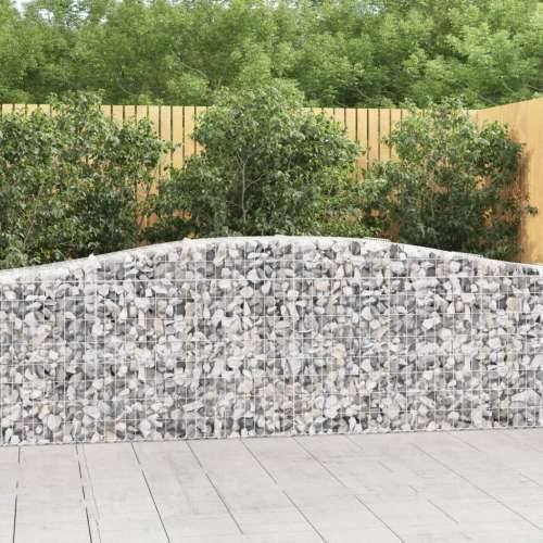 Lučne gabionske košare 3 kom 400x50x80/100 cm pocinčano željezo - 400 x 50 x 80/100 cm 3 Cijena