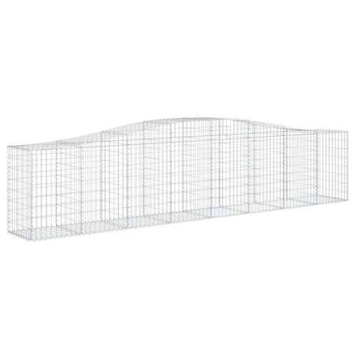 Lučne gabionske košare 3 kom 400x50x80/100 cm pocinčano željezo - 400 x 50 x 80/100 cm 3 Cijena