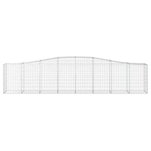 Lučne gabionske košare 3 kom 400x50x80/100 cm pocinčano željezo - 400 x 50 x 80/100 cm 3 Cijena
