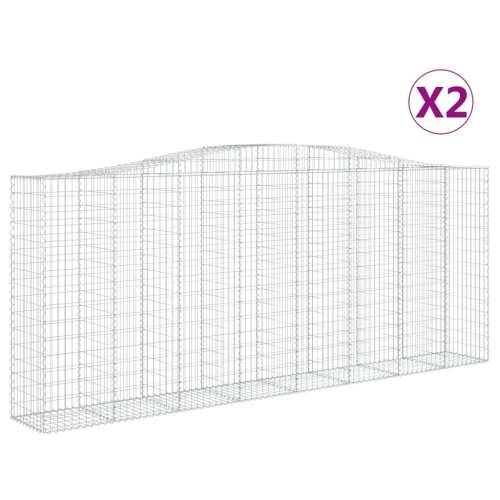 Lučne gabionske košare 2 kom 400x30x160/180cm pocinčano željezo - 400 x 50 x 160/180 cm 2 Cijena