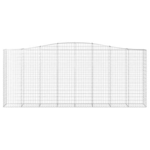 Lučne gabionske košare 2 kom 400x30x160/180cm pocinčano željezo - 400 x 50 x 160/180 cm 2 Cijena