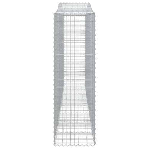 Lučne gabionske košare 2 kom 400x30x160/180cm pocinčano željezo - 400 x 50 x 160/180 cm 2 Cijena