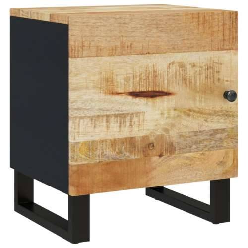 Noćni ormarić 40 x 33 x 46 cm od masivnog drva manga - 1 masivno drvo manga Cijena