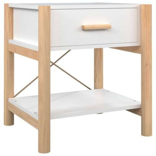 Noćni ormarići 2 kom bijeli 42x38x45 cm od konstruiranog drva - Bijela 2 Cijena