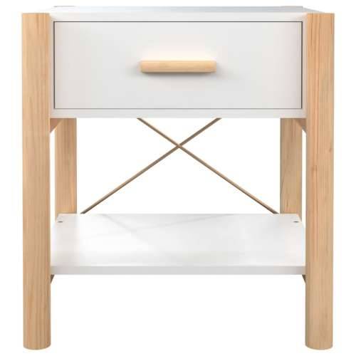 Noćni ormarići 2 kom bijeli 42x38x45 cm od konstruiranog drva - Bijela 2 Cijena