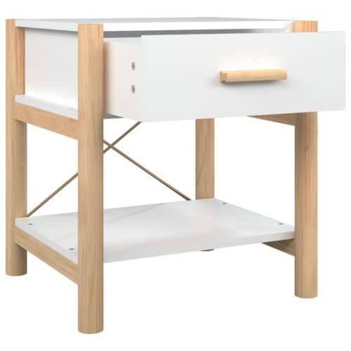 Noćni ormarići 2 kom bijeli 42x38x45 cm od konstruiranog drva - Bijela 2 Cijena