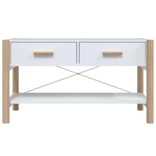 TV ormarić bijeli 82 x 38 x 45 cm od konstruiranog drva - Bijela 1 Cijena