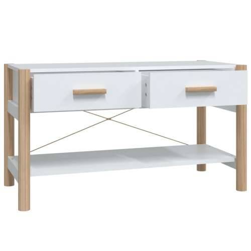 TV ormarić bijeli 82 x 38 x 45 cm od konstruiranog drva - Bijela 1 Cijena