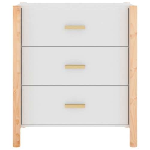 Komoda bijela 62 x 38 x 70 cm od konstruiranog drva - Bijela 1 Cijena