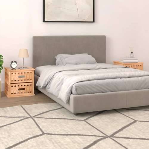Noćni ormarići 2 kom 34 x 34 x 34 cm od masivnog drva oraha - 2 Cijena
