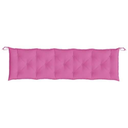 Jastuci za vrtnu klupu 2 kom ružičasti od tkanine Oxford Cijena