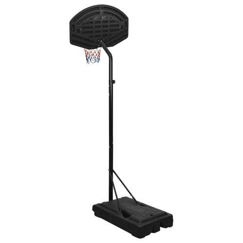 Košarkaški stalak crni 237 - 307 cm od polietilena - Crna Cijena