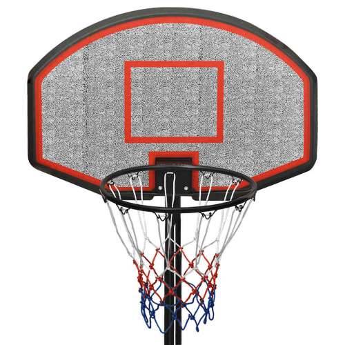 Košarkaški stalak crni 237 - 307 cm od polietilena - Crna Cijena