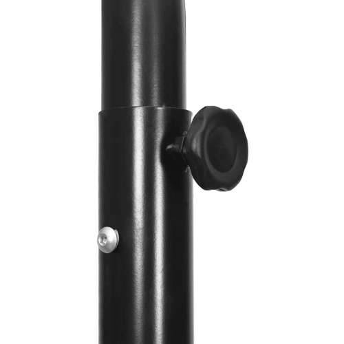 Košarkaški stalak crni 237 - 307 cm od polietilena - Crna Cijena