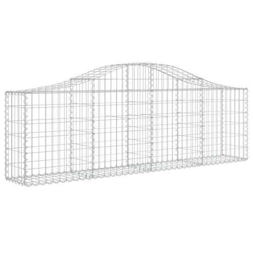 Lučne gabionske košare 3 kom 200x30x60/80 cm pocinčano željezo - 200 x 30 x 60/80 cm 3 Cijena