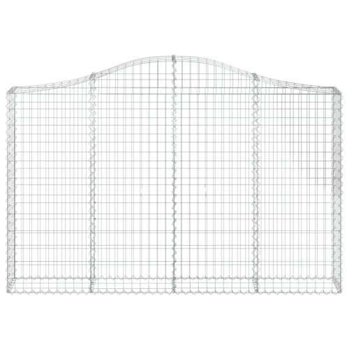 Lučne gabionske košare 3 kom 200x30x120/140cm pocinčano željezo - 200 x 30 x 120/140 cm 3 Cijena