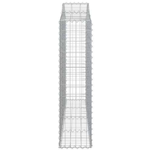 Lučne gabionske košare 3 kom 200x30x120/140cm pocinčano željezo - 200 x 30 x 120/140 cm 3 Cijena
