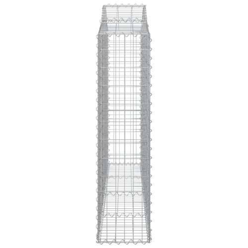 Lučne gabionske košare 9 kom 200x30x120/140cm pocinčano željezo - 200 x 30 x 120/140 cm 9 Cijena