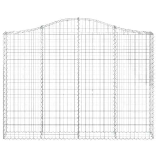 Lučne gabionske košare 6 kom 200x30x40/60 cm pocinčano željezo - 200 x 30 x 140/160 cm 6 Cijena