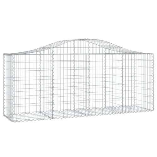Lučne gabionske košare 3 kom 200x50x80/100 cm pocinčano željezo - 200 x 50 x 80/100 cm 3 Cijena