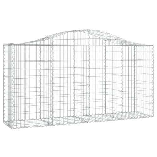 Lučne gabionske košare 9 kom 200x50x100/120cm pocinčano željezo - 200 x 50 x 100/120 cm 9 Cijena