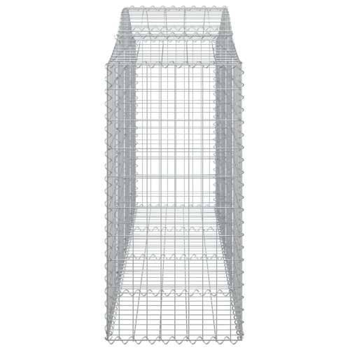Lučne gabionske košare 9 kom 200x50x100/120cm pocinčano željezo - 200 x 50 x 100/120 cm 9 Cijena