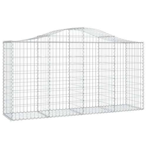 Lučne gabionske košare 11kom 200x50x100/120cm pocinčano željezo - 200 x 50 x 100/120 cm 11 Cijena