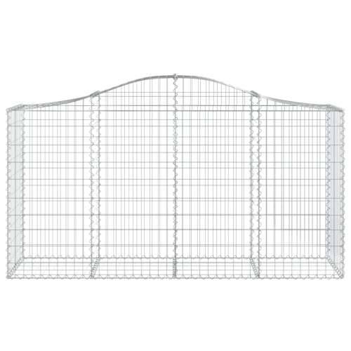 Lučne gabionske košare 11kom 200x50x100/120cm pocinčano željezo - 200 x 50 x 100/120 cm 11 Cijena