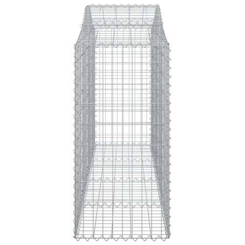 Lučne gabionske košare 11kom 200x50x100/120cm pocinčano željezo - 200 x 50 x 100/120 cm 11 Cijena