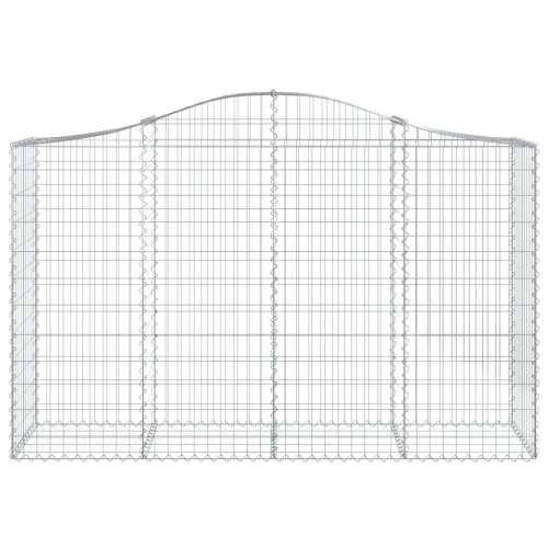 Lučne gabionske košare 9 kom 200x50x120/140cm pocinčano željezo - 200 x 50 x 120/140 cm 9 Cijena