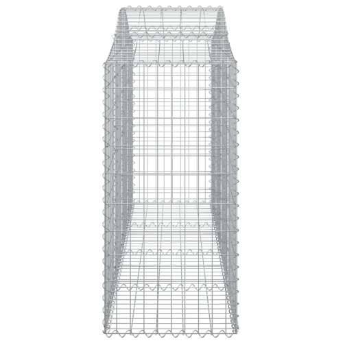 Lučne gabionske košare 12kom 200x50x120/140cm pocinčano željezo - 200 x 50 x 120/140 cm 12 Cijena