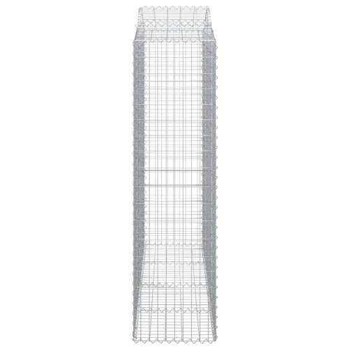 Lučne gabionske košare 2 kom 200x50x180/200cm pocinčano željezo - 200 x 50 x 180/200 cm 2 Cijena