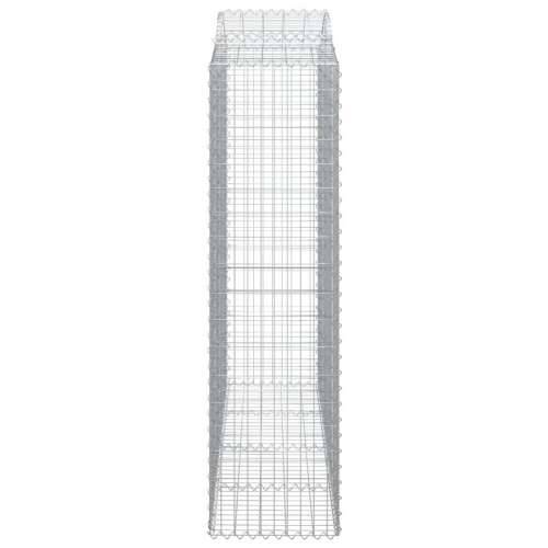 Lučne gabionske košare 6 kom 200x50x180/200cm pocinčano željezo - 200 x 50 x 180/200 cm 6 Cijena