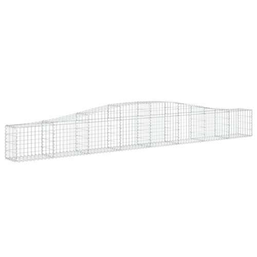 Lučne gabionske košare 4 kom 400x30x40/60 cm pocinčano željezo - 400 x 30 x 40/60 cm 4 Cijena