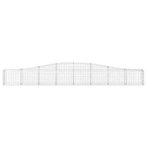 Lučne gabionske košare 4 kom 400x30x40/60 cm pocinčano željezo - 400 x 30 x 40/60 cm 4 Cijena