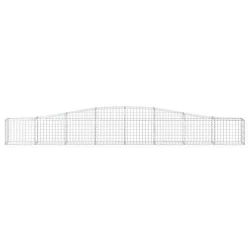Lučne gabionske košare 6 kom 400x30x40/60 cm pocinčano željezo - 400 x 30 x 40/60 cm 6 Cijena