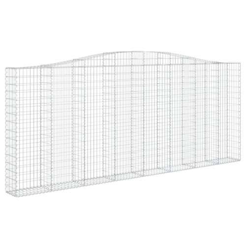 Lučne gabionske košare 2 kom 400x30x160/180cm pocinčano željezo - 400 x 30 x 160/180 cm 2 Cijena
