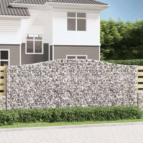 Lučne gabionske košare 4 kom 400x30x160/180cm pocinčano željezo - 400 x 30 x 160/180 cm 4 Cijena