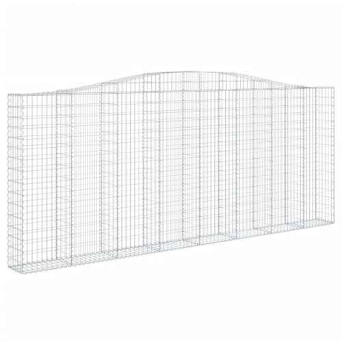 Lučne gabionske košare 4 kom 400x30x160/180cm pocinčano željezo - 400 x 30 x 160/180 cm 4 Cijena