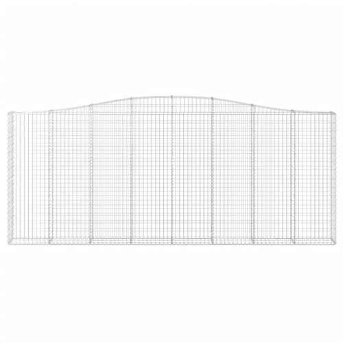 Lučne gabionske košare 4 kom 400x30x160/180cm pocinčano željezo - 400 x 30 x 160/180 cm 4 Cijena