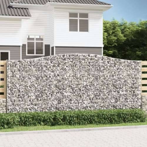 Lučne gabionske košare 3 kom 400x30x180/200cm pocinčano željezo - 400 x 30 x 180/200 cm 3 Cijena