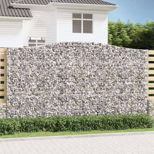 Lučne gabionske košare 2 kom 400x30x220/240cm pocinčano željezo - 400 x 30 x 220/240 cm 2 Cijena
